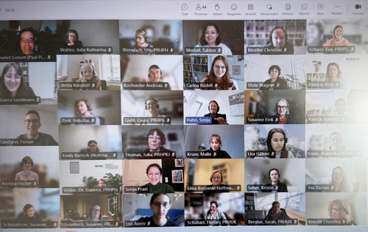Gruppenbild Morgenimpuls mit Sonja Praxl